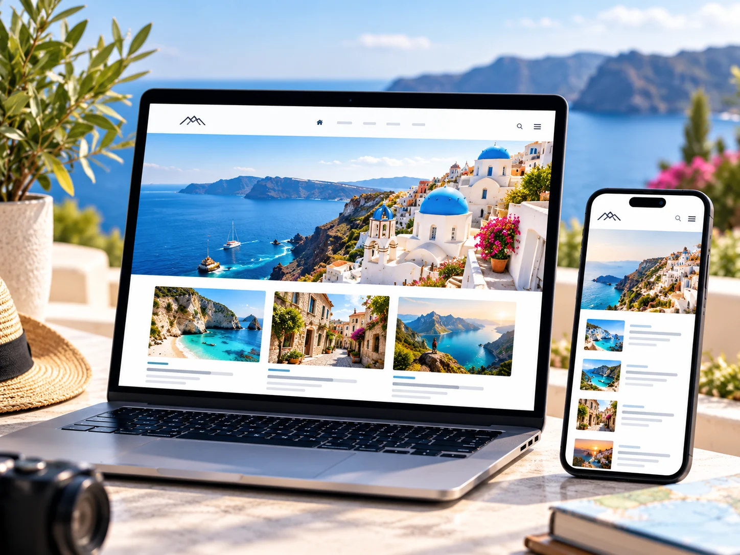 Blog de contenidos hecha con WordPress